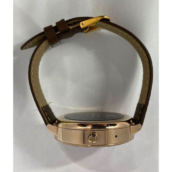 Kate Spade Gen 3 KST2003 Women\'s Brown Leather Digital Dial Smart Watch CO474